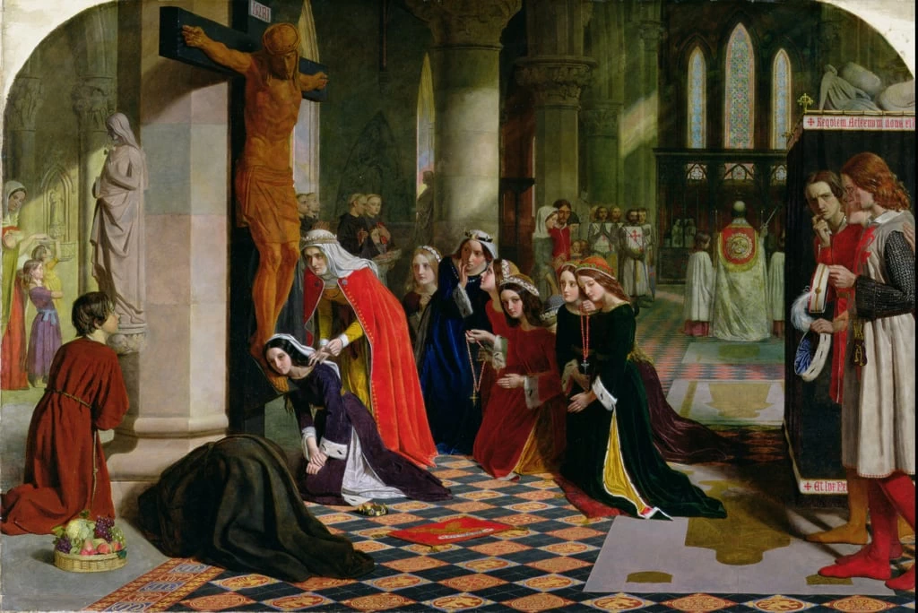 La rinuncia della regina Elisabetta d'Ungheria, 1850 - Johannesburg Art Gallery